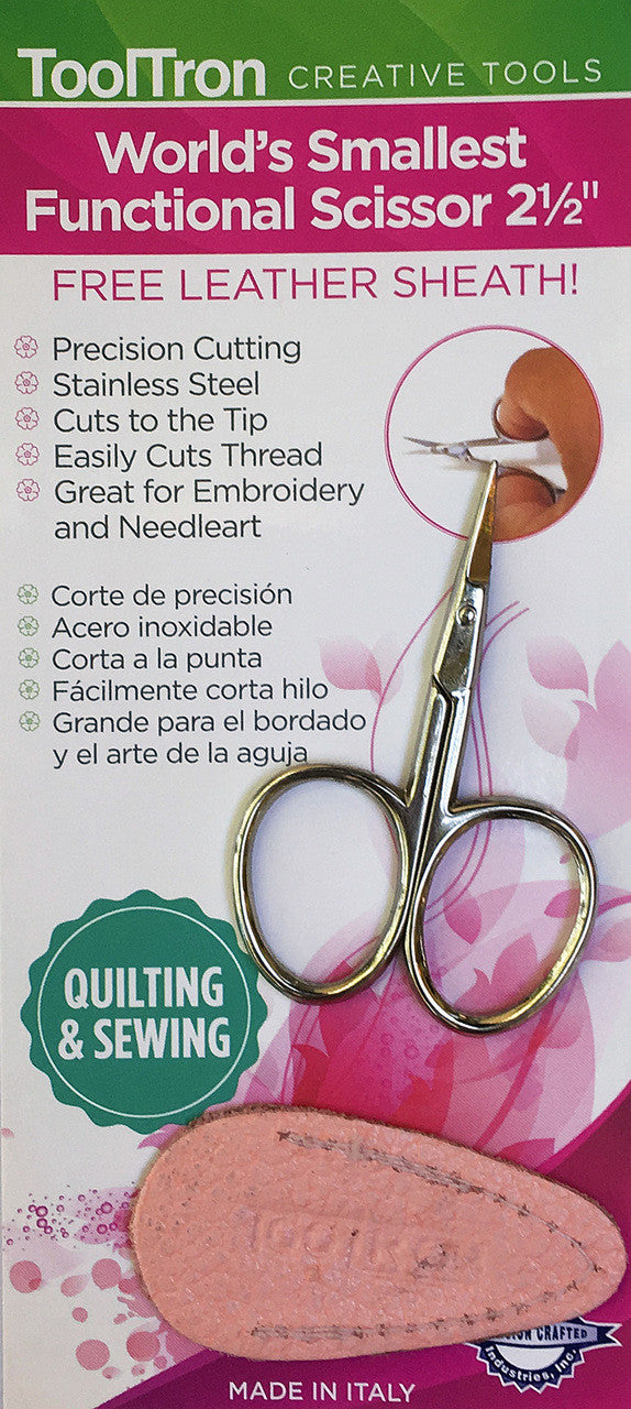 ToolTron Worlds Smallest 2.5‚" Functional Scissors (Made in Italy)